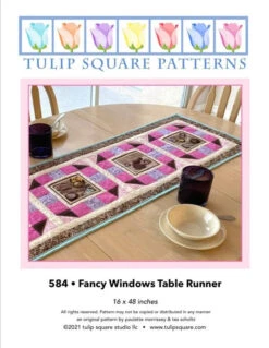 Fancy Windows Table Runner Downloadable Pattern