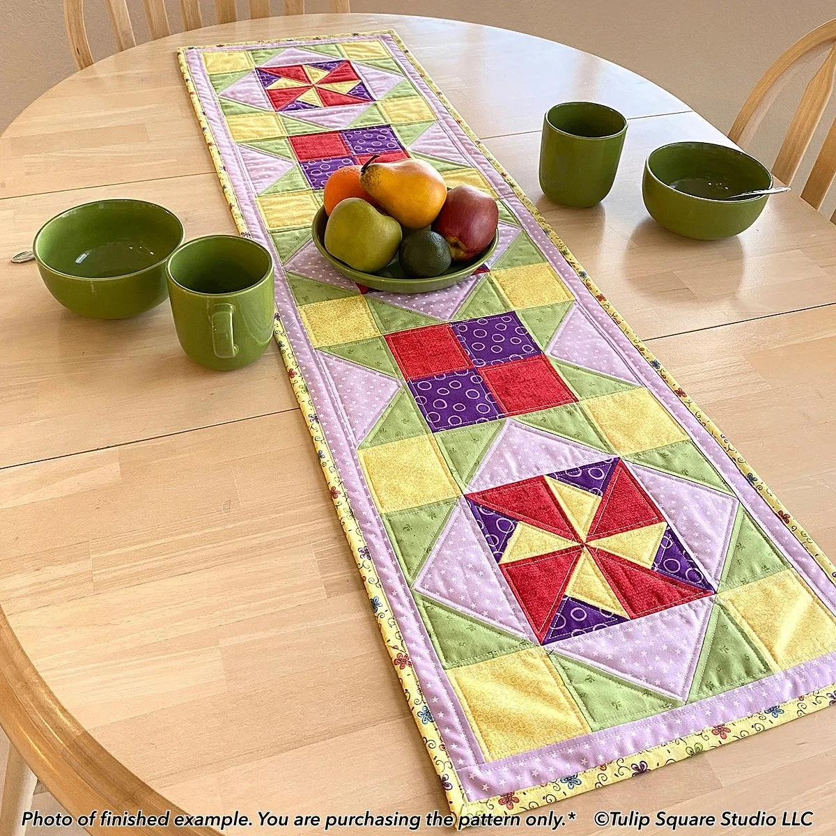 Pinwheel Pals Table Runner Downloadable Pattern 8 Pinwheel Pals Table Runner Downloadable Pattern - Image 6