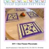 Star Flower Placemats Downloadable Pattern