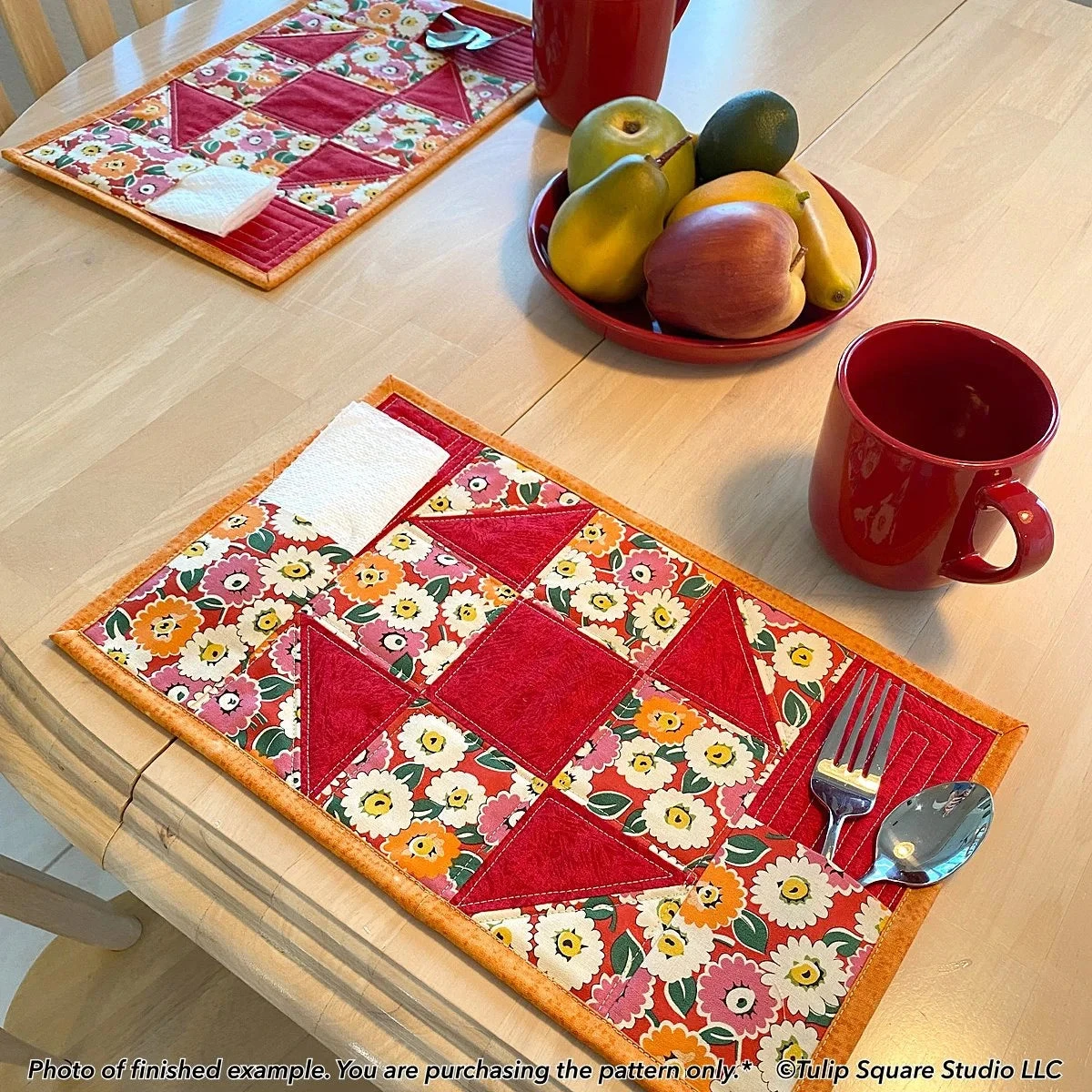 Picnic Pockets Placemats Downloadable Pattern 7 Picnic Pockets Placemats Downloadable Pattern - Image 5