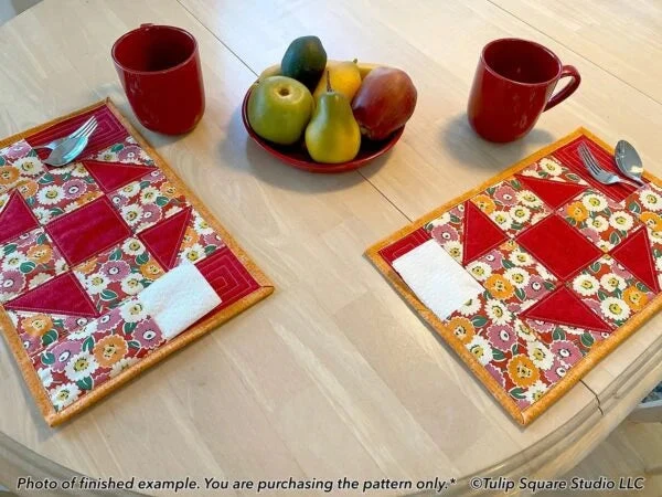 Picnic Pockets Placemats Downloadable Pattern 6 Picnic Pockets Placemats Downloadable Pattern - Image 4