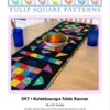 Kaleidoscope Table Runner Downloadable Pattern 1 Kaleidoscope Table Runner Downloadable Pattern -Qbpn 597kaleidoscope quilted table runner pattern 600x776 1