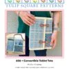 Convertible Tablet Tote Downloadable Pattern -Qbpn 606convertible tablet tote quilted bag backpack purse pattern