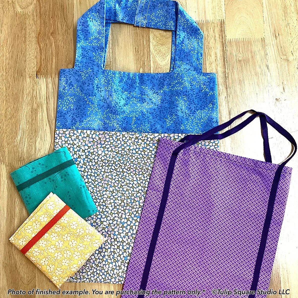 Reusable Shoppers Downloadable Pattern 6 Reusable Shoppers Downloadable Pattern - Image 4