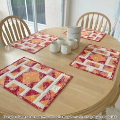 Shattered Diamonds Placemats Downloadable Pattern -Qbpn 617 shattered placemats 15