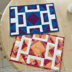 Shattered Diamonds Placemats Downloadable Pattern -Qbpn 617 shattered placemats 16