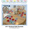 Checkered Table Placemats Downloadable Pattern 2 Checkered Table Placemats Downloadable Pattern -Qbpn 619 cover