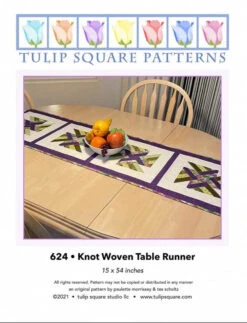 Knot Woven Table Runner Downloadable Pattern