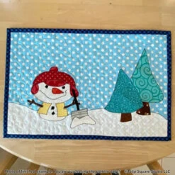 Frosty Friends Placemats Set Downloadable Pattern -Qbpn 626 snowmen 11 600x600 1