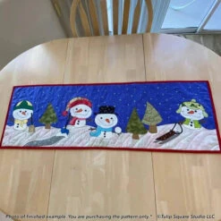 Frosty Friends Table Runner Downloadable Pattern -Qbpn 627 snowman 12 600x600 1