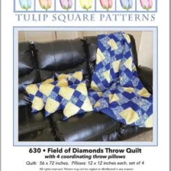 Field Of Diamonds Throw Downloadable Pattern