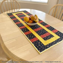 Fleur La File Table Runner Downloadable Pattern 15 Fleur La File Table Runner Downloadable Pattern -Qbpn 632runner 0001
