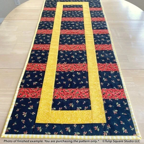 Fleur La File Table Runner Downloadable Pattern 7 Fleur La File Table Runner Downloadable Pattern - Image 5