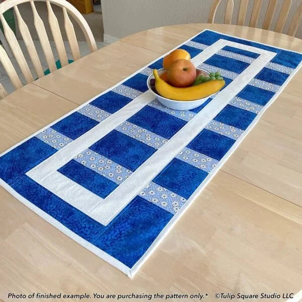 Fleur La File Table Runner Downloadable Pattern 5 Fleur La File Table Runner Downloadable Pattern - Image 3