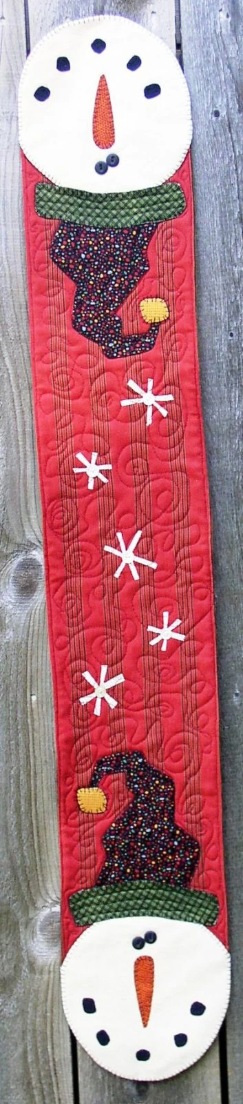 The Snowman Twins Quilt Pattern 3 The Snowman Twins Quilt Pattern