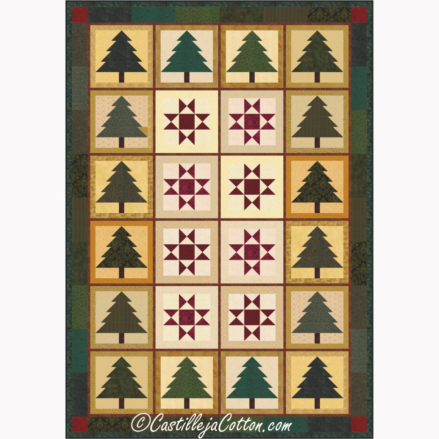 Starry Trees Downloadable Pattern 3 Starry Trees Downloadable Pattern