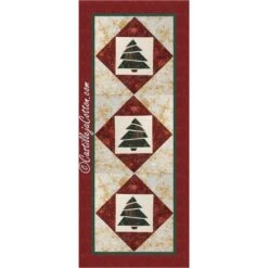 Sliced Tree Table Runner Downloadable Pattern
