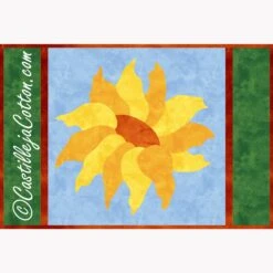 Sunflower Placemats Downloadable Pattern