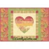 Dazzling Heart Placemat Downloadable Pattern -Qbpn 939978793
