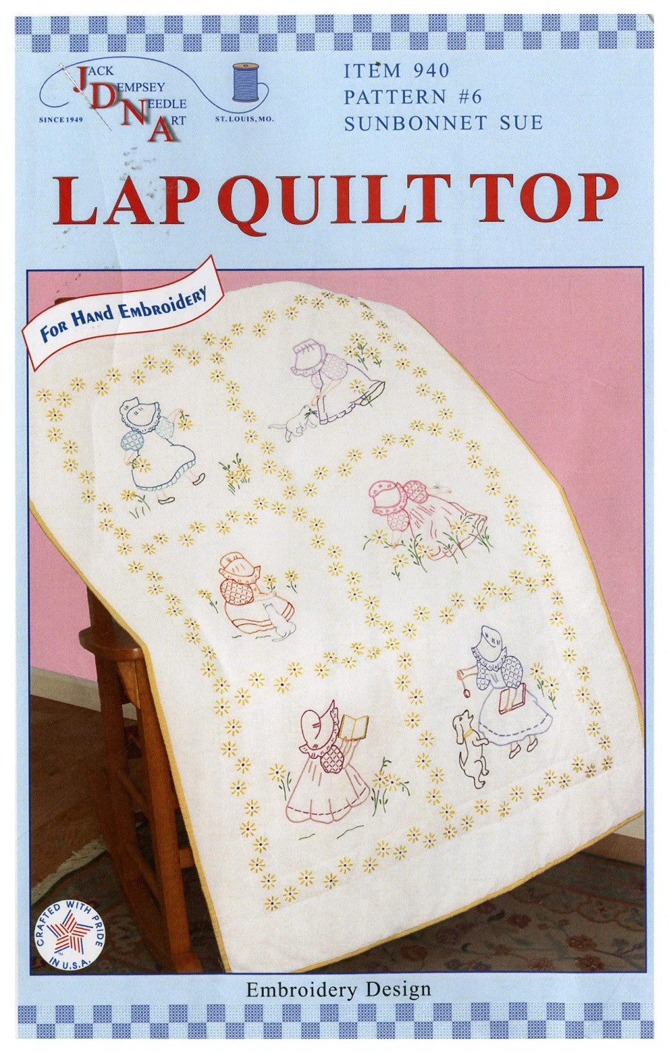 Sunbonnet Sue Lap Quilt Top 3 Sunbonnet Sue Lap Quilt Top