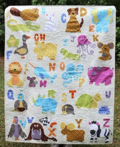 ABC Animals Applique Quilt Pattern