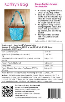 Kathryn Bag Pattern -Qbpn ABQ 207 1