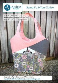 Stand Up & Tote Notice Downloadable Pattern