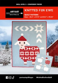 Knitted For Ewe Quilt Pattern