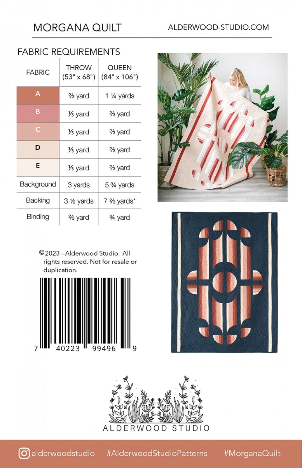 Morgana Quilt Pattern 4 Morgana Quilt Pattern - Image 2