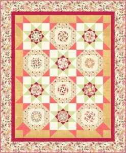 Among The Stars Quilt Pattern 15 Among The Stars Quilt Pattern -Qbpn Among the Stars QM106 Midnight Flora Cream Clothworks 2021 web