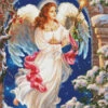 Angel In The Arch Cross Stitch By Dona Gelsinger