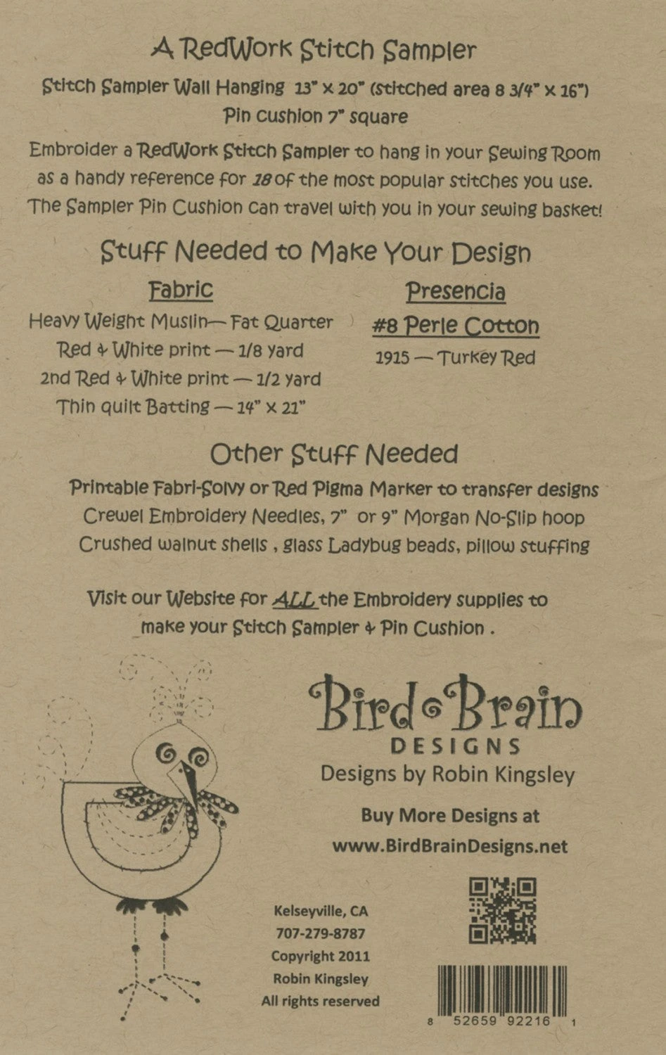 Redwork Stitch Sampler 7 Redwork Stitch Sampler - Image 5