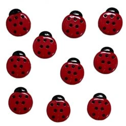 Ladybugs 2 Hole Theme Buttons