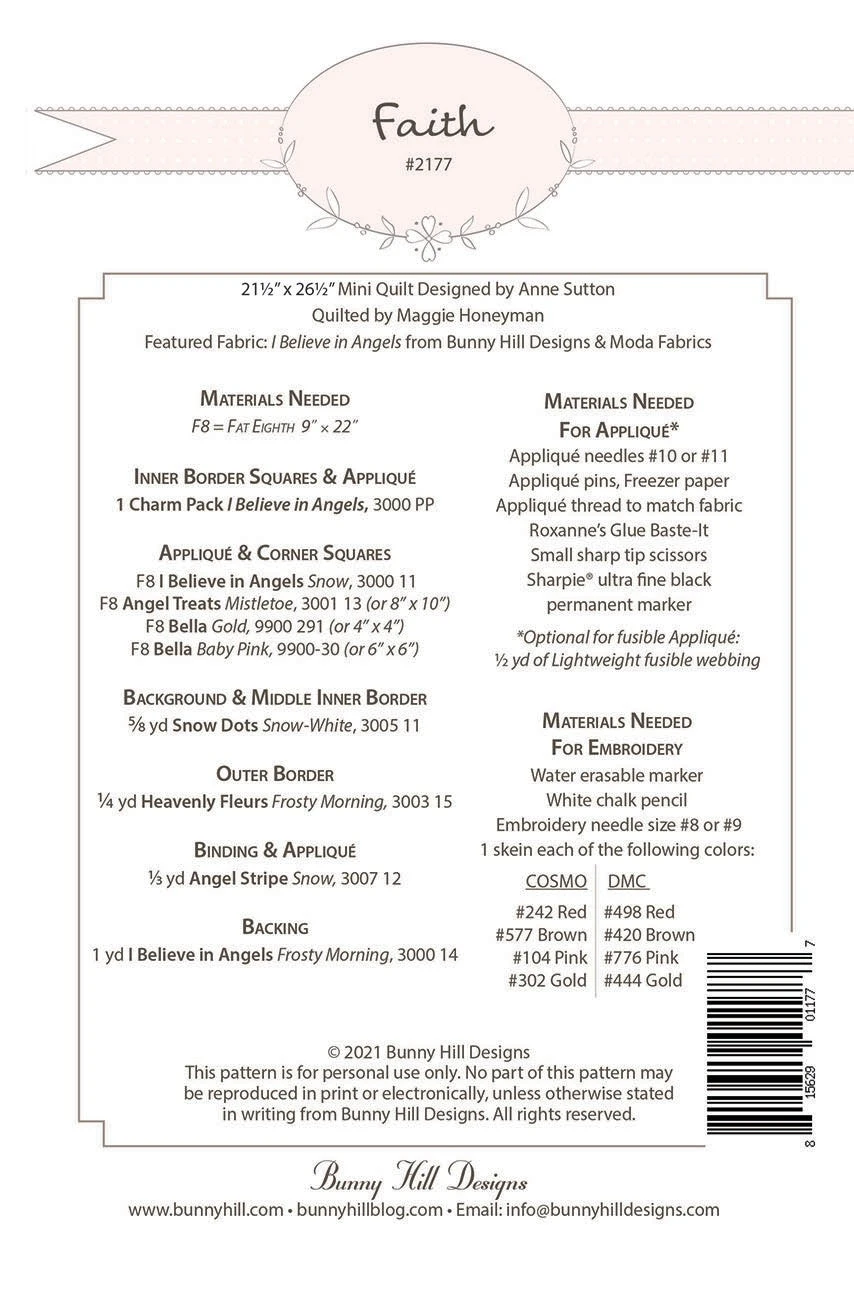 Faith Quilt Pattern 4 Faith Quilt Pattern - Image 2