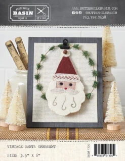 Vintage Santa Ornament