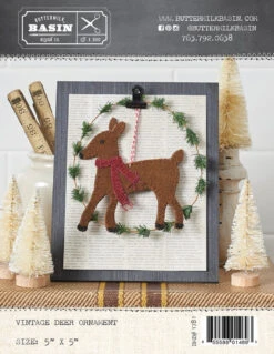 Vintage Deer Ornament