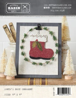 Santa's Boot Ornament