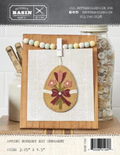 Spring Bouquet Egg Ornament