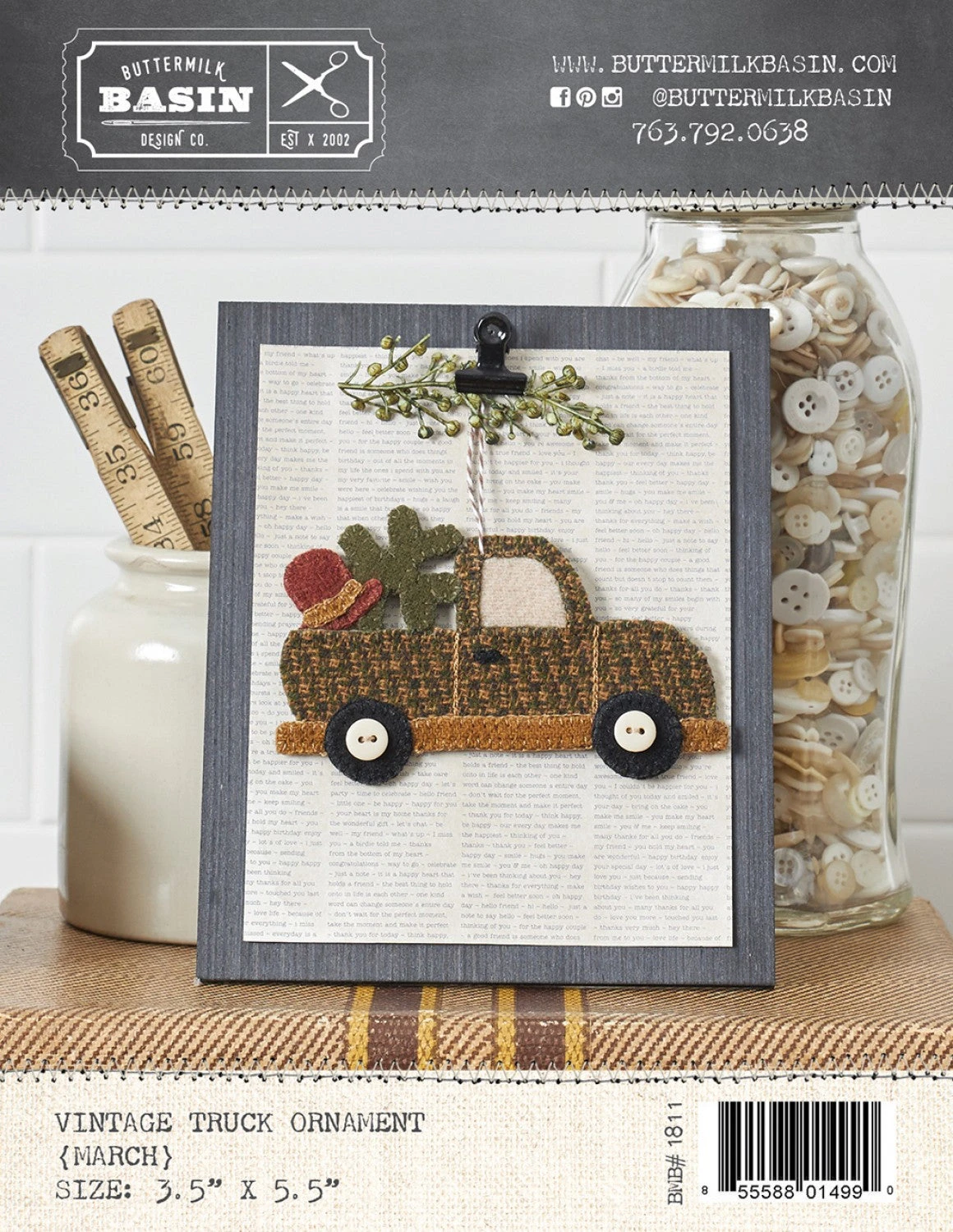 Vintage March Truck Ornament 3 Vintage March Truck Ornament