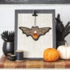 Bat & Candy Corn Ornament -Qbpn BMB1934
