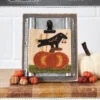 Crow On Pumpkin Simply Square