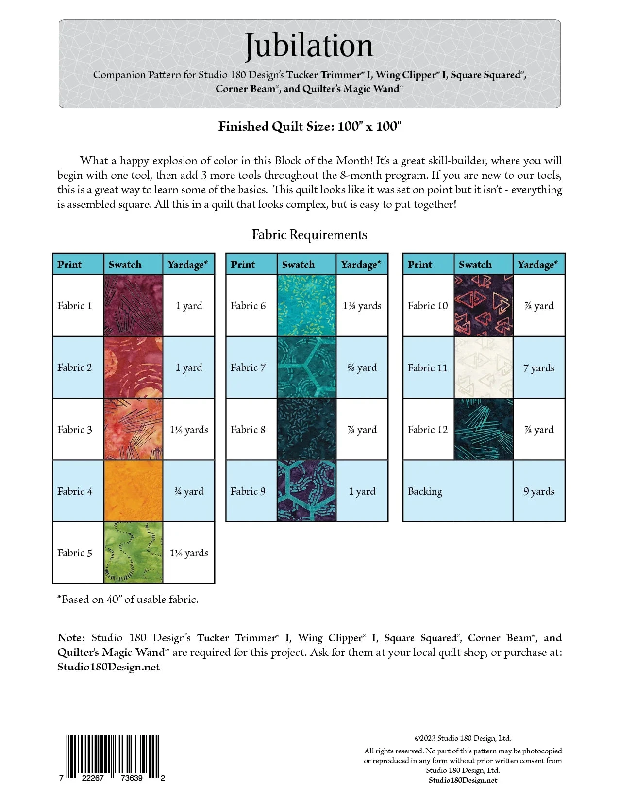 Jubilation BOM Quilt Pattern 4 Jubilation BOM Quilt Pattern - Image 2