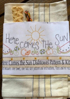 Here Comes The Sun Dishtowel Kit