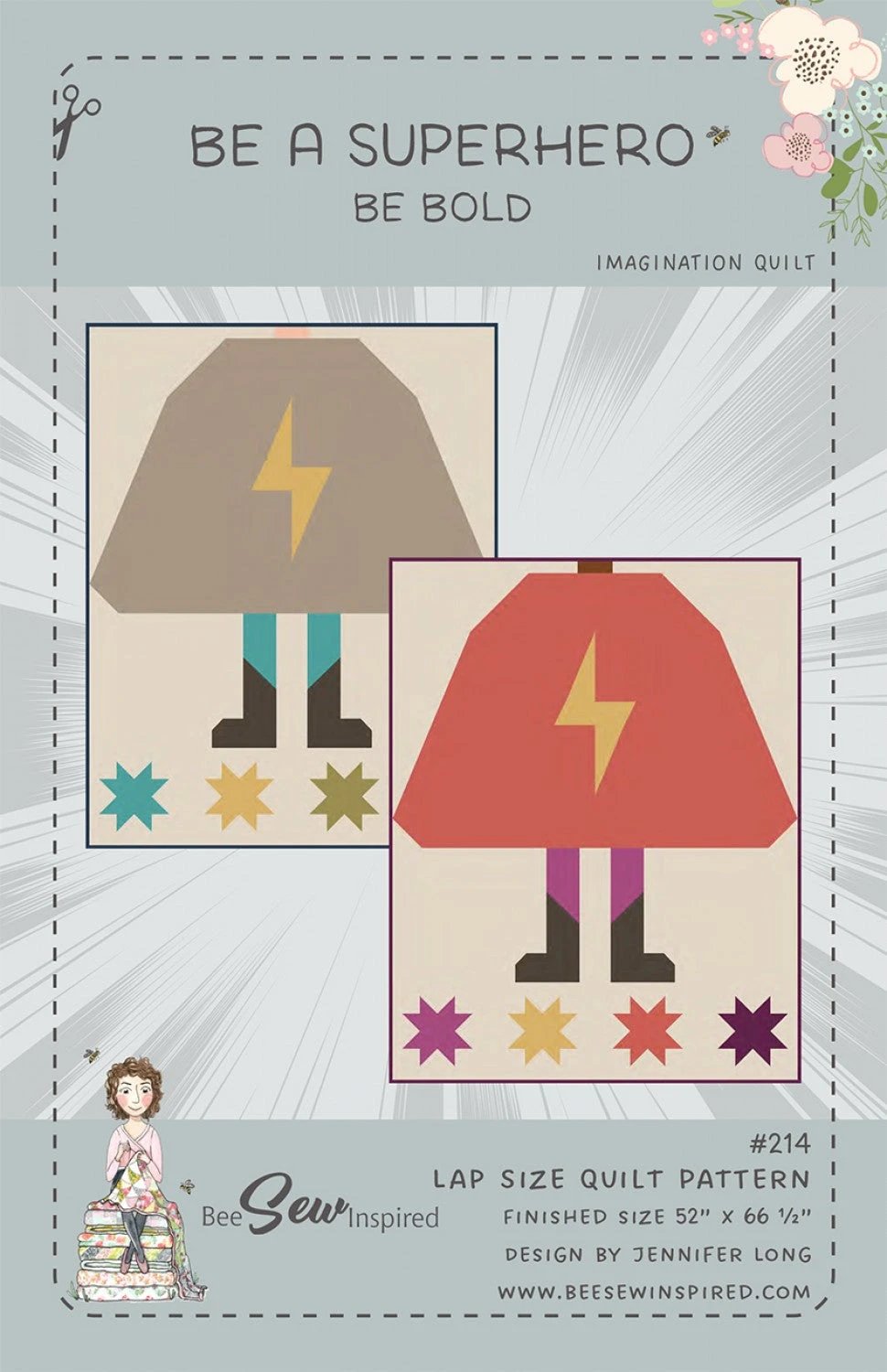 Be A Superhero - Be Bold - Quilt Pattern 3 Be A Superhero - Be Bold - Quilt Pattern