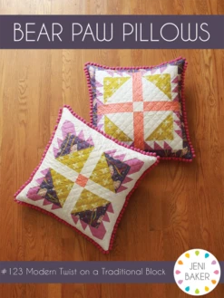 Bear Paw Pillows Downloadable Pattern