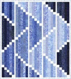 Bluebell Strip Ripple Downloadable Pattern