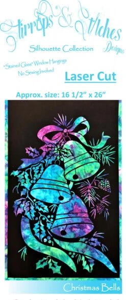 Christmas Bells Laser Cut Silhouette