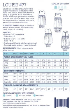 Louise 6mo-8 Pattern -Qbpn CC077 1