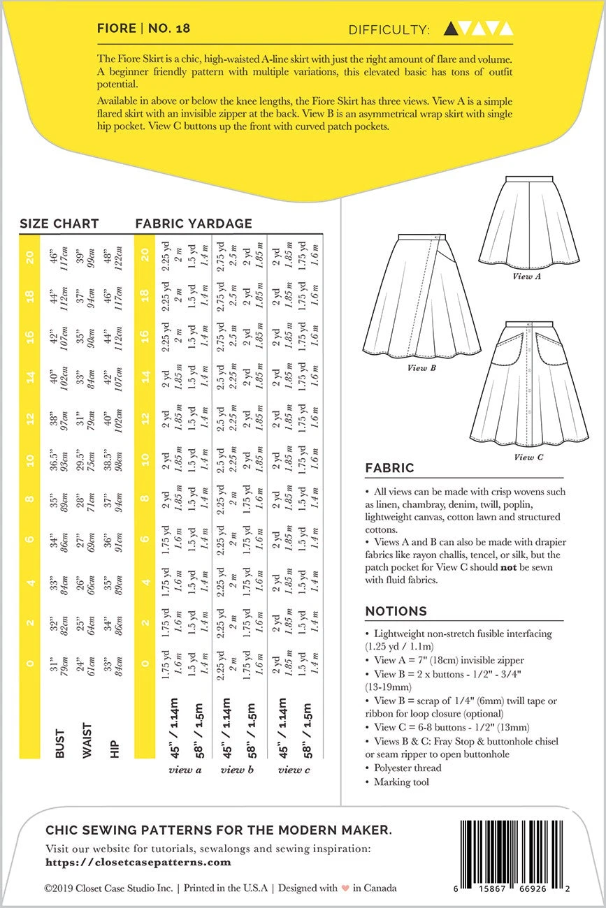 Fiore Skirt Pattern 4 Fiore Skirt Pattern - Image 2