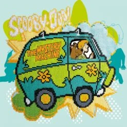 The Mystery Machine Diamond Painting Kit 12.6in X 12.6in